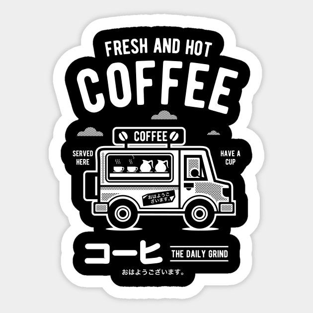 Coffee Van Sticker by Z1